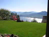 Озеро Lago Maggiore, Pollino - Вид на озеро с участка